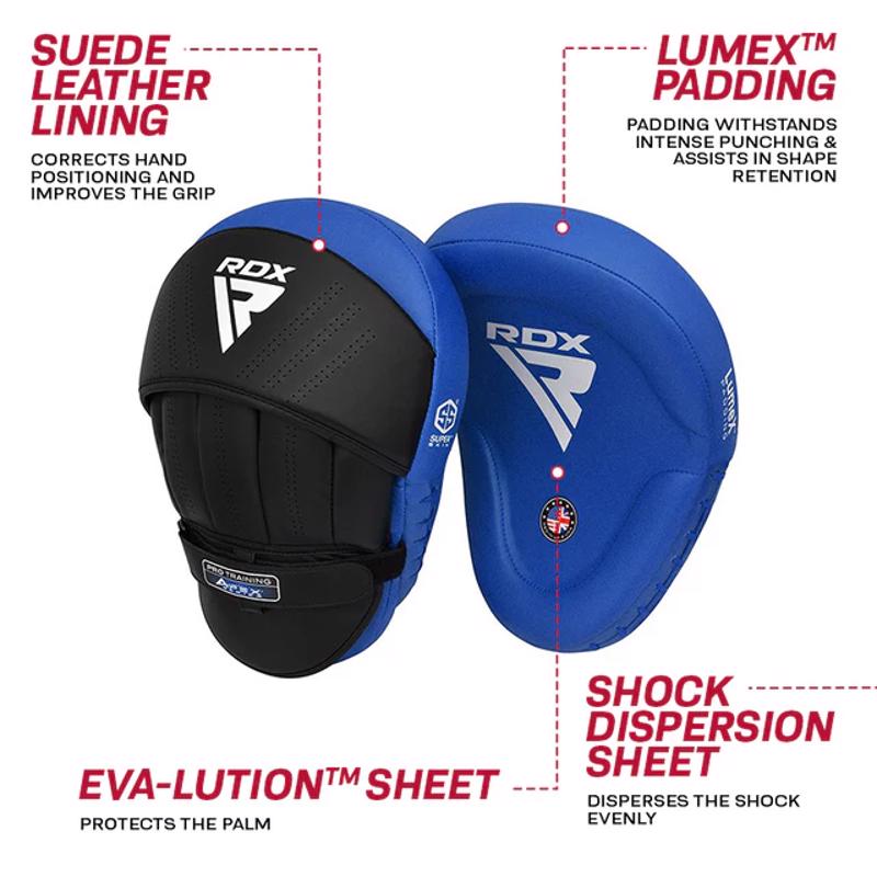 RDX APEX Curved Training Boxing Pads-blue